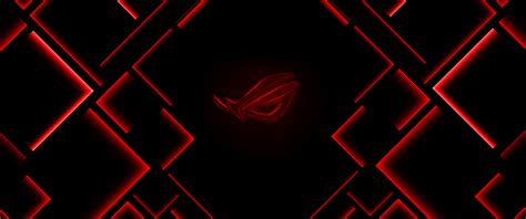 ASUS ROG Wallpaper 4K, Ambient lighting, Red lighting