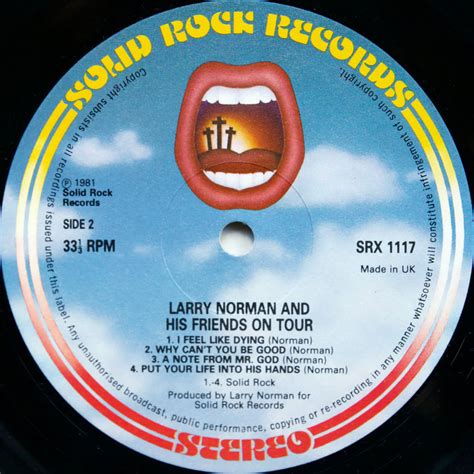 Larry Norman And His Friends On Tour - the songs of larry norman