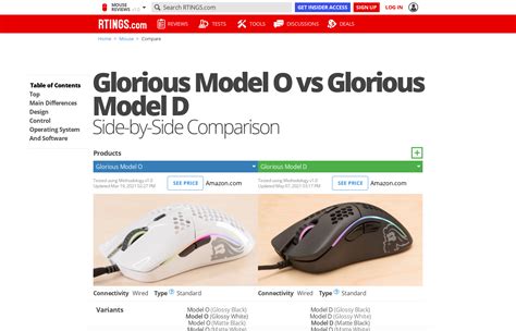 GLORIOUS Model O Wireless vs GLORIOUS Model O- Wireless Side-by-Side ...