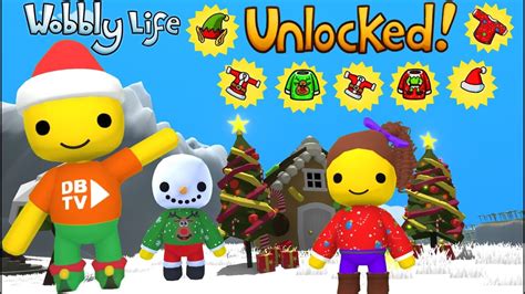 WE UNLOCKED 7 CHRISTMAS OUTFITS IN WOBBLY LIFE FESTIVE CHRISTMAS UPDATE ...