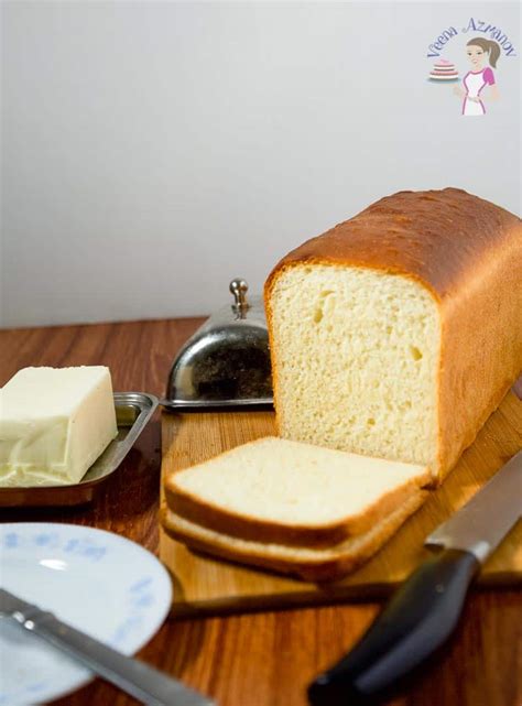 BEST White Sandwich Bread Recipe - Veena Azmanov