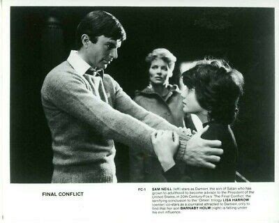 FINAL CONFLICT SAM NEILL LISA HARROW BARNABY HOLM Original 8x10 Press ...