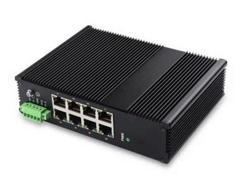 8 Port Unmanaged Industrial Ethernet Switch, LAN Capable, Black at Rs ...