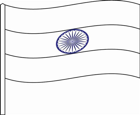 Indian Flag Coloring Pages | Flag coloring pages, India flag, Indian flag