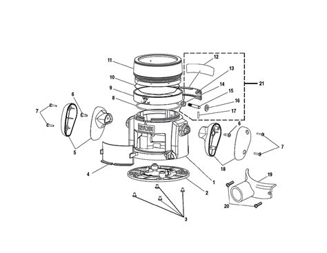 Ryobi R181FB1 Parts List | Ryobi R181FB1 Repair Parts | OEM Parts with ...