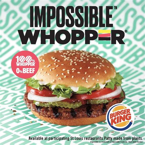 Burger King Will Have Impossible Whoppers In The US By End Of Year ...