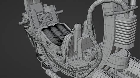 Sci-Fi Motorbike 3D Model by targetteam