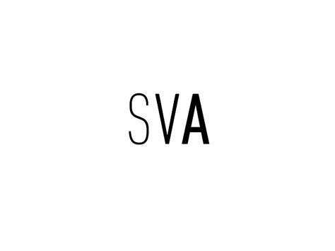 SVA GRAPHIC DESIGN REBRAND by michael kim – SVA Design