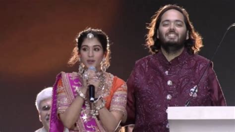 Anant Ambani and Radhika Merchant deliver emotional speeches at ...