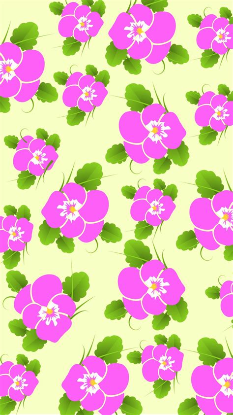 Light Purple Floral Pattern