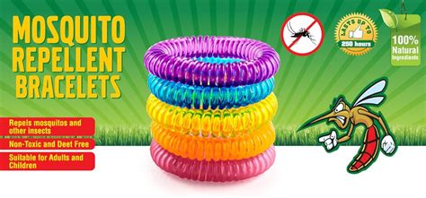 The Body Source Mosquito Repellent Bracelets (pack of 10) for Adults ...