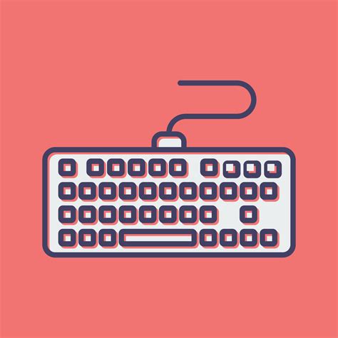 Keyboard Vector Icon 23624019 Vector Art at Vecteezy