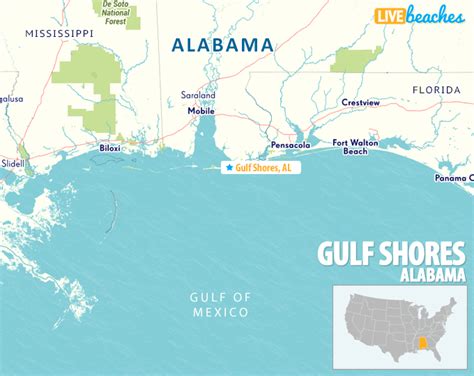 Alabama Gulf State Park Map