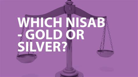 Which Nisab to use for Zakat - gold or silver? - YouTube