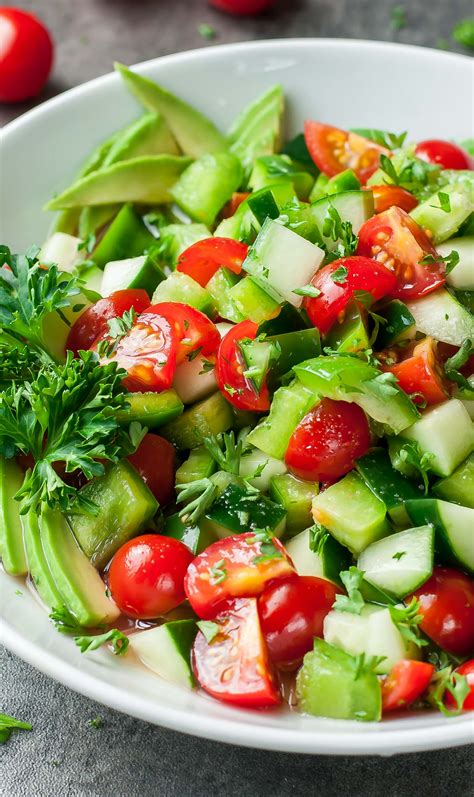 Tomato Cucumber Salad Recipe - Peas and Crayons