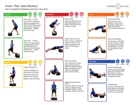 Printable Vibration Plate Exercise Chart - Printable Word Searches