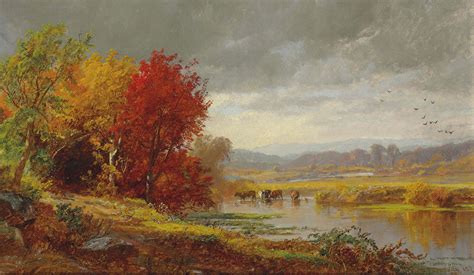 Jasper Francis Cropsey (1823-1900) | October | 19th Century, Paintings ...