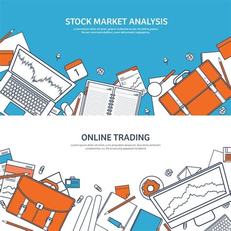 Premium Vector | Vector illustration flat background market trade ...