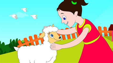 Mary had a Little Lamb- Nursery Rhyme with Lyrics - YouTube