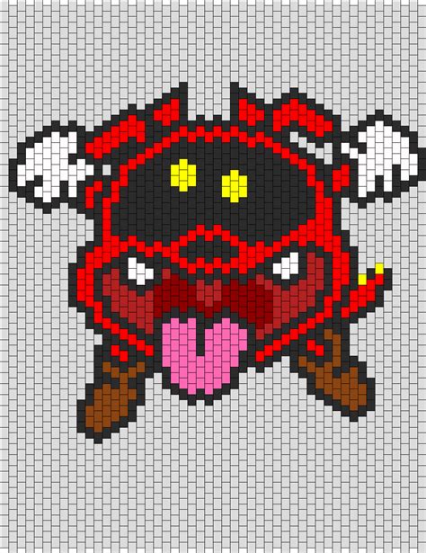 Dr Mario Virus Fever Bead Pattern | Peyote Bead Patterns | Characters ...