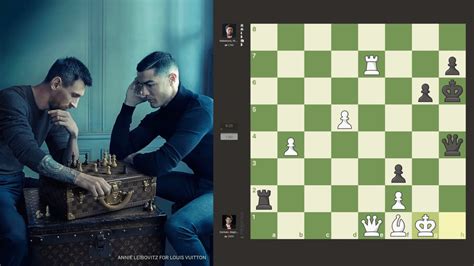 Messi, Ronaldo Play Chess In Louis Vuitton Campaign (And The Position ...