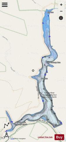 Savage River Reservoir Fishing Map | Nautical Charts App