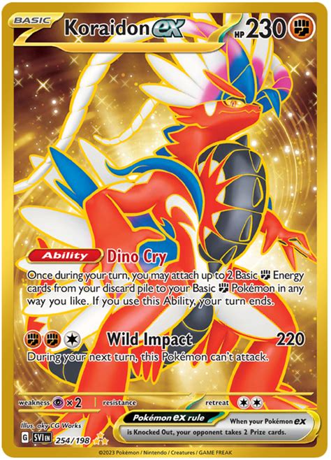 Koraidon ex - Scarlet & Violet #254 Pokemon Card