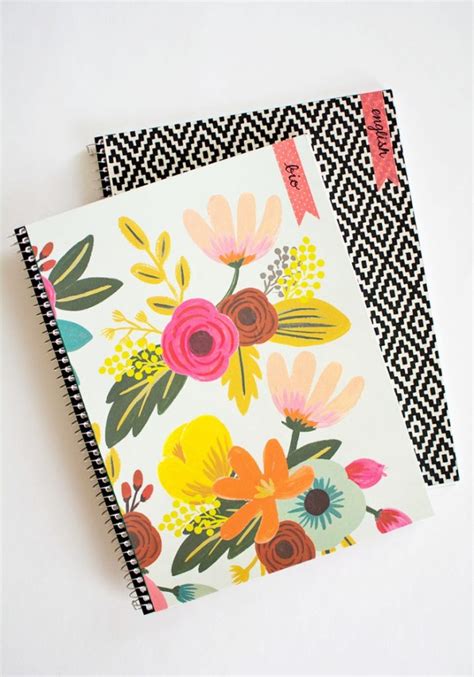 10 Creative & Easy Ways to Decorate School Notebooks