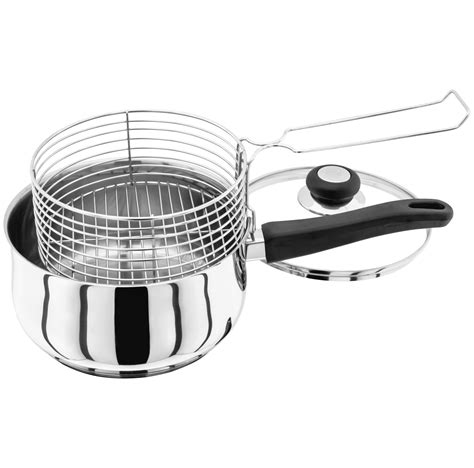 JUDGE VISTA CHIP PAN WITH BASKET - 20CM - Woodbridge Kitchen Company