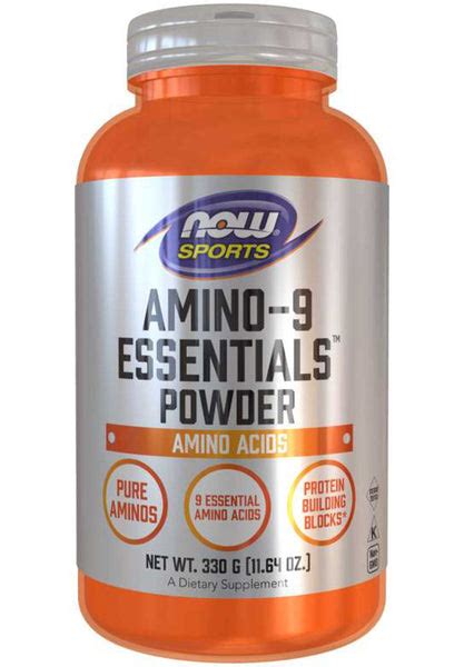 NOW Sports Amino-9 Essentials Powder – Supplement First