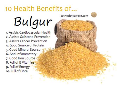 The Health Benefits of Bulgur | Eating Healthy & Living Fit | Food ...