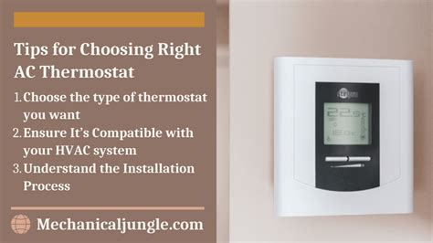 Tips for Choosing the Right AC Thermostat