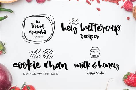 Strawberry Shortcake Font & Extras By The Ink Affair | TheHungryJPEG