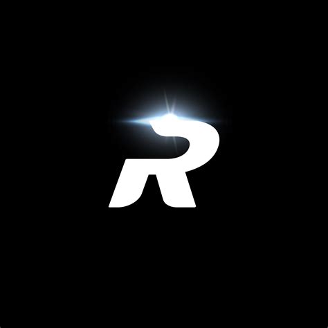 R letter logo, bold italic letter for automotive, speed race, sport ...