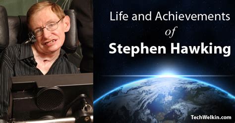 Achievements of Stephen Hawking: A Remarkable Life