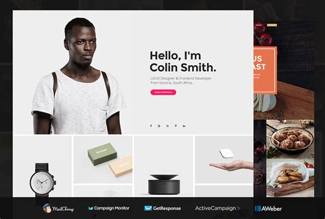 20 Best Bootstrap Portfolio Templates 2024 - Colorlib