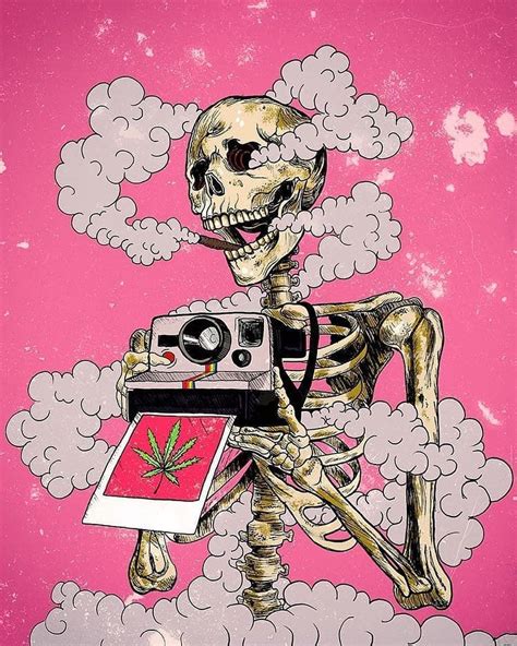 Stoner Trippy Drawings Weed