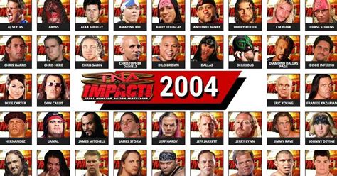 TNA Roster in 2004: Full List of Wrestlers, Teams, Champions