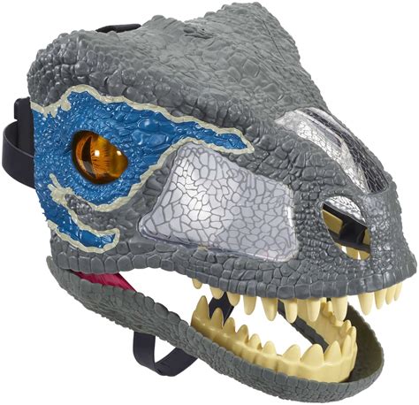 Buy Jurassic World Velociraptor Blue Chomp 'n Roar Electronic with ...