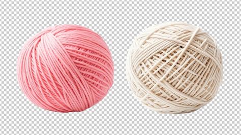 Premium PSD | Yarn ball transparent background isolated image generative ai