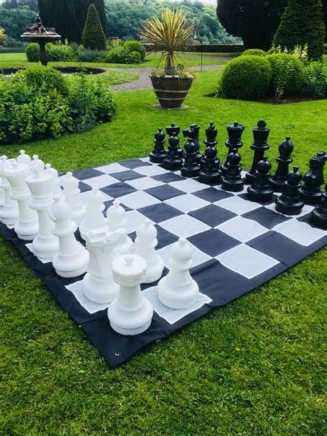 Giant Garden Chess Set