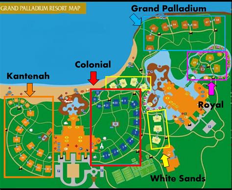 Grand Palladium Riviera Maya Map - Maping Resources