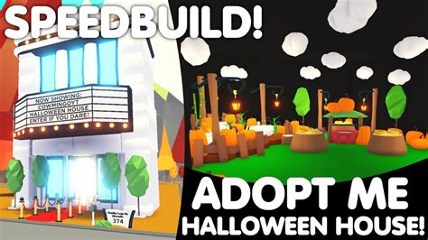 Adopt Me SpeedBuild 🎃👻 SPOOKY Halloween House 👻🎃 in Roblox ADOPT ME ...