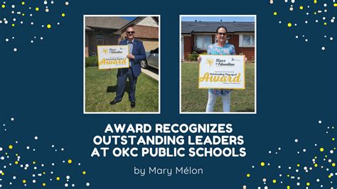 Award recognizes outstanding leaders at OKC Public Schools - Oklahoma ...