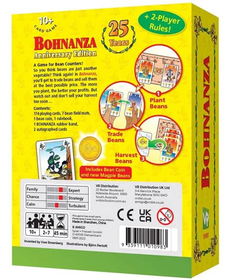 Bohnanza: 25th Anniversary Edition (English Edition)