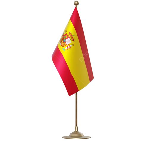 Spain Flag With Pole, Spain Flag Post, Spain Flag, Spain Flag With ...