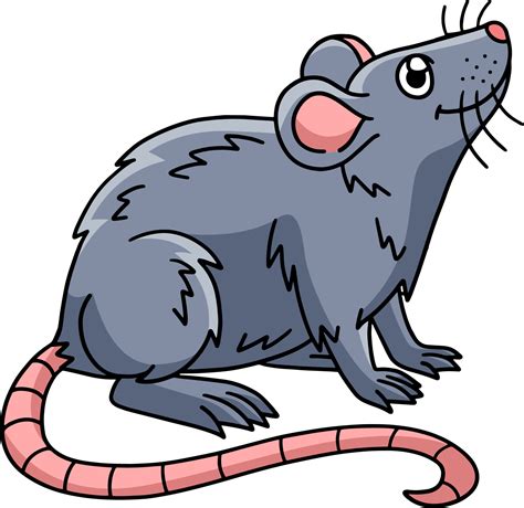 Mouse Animal Cartoon Colored Clipart Illustration 10002460 Vector Art ...