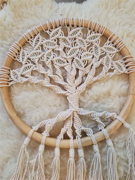 Tree of Life Macrame Wall Hanging | Makrame kuviot, Käsityö, Makramee