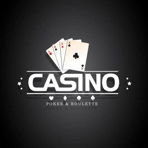 Casino logo design card icons white elements decor Free vector in Adobe ...