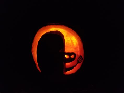 My pumpkin this year. Grew up loving Spongebob and will never stop. : r ...